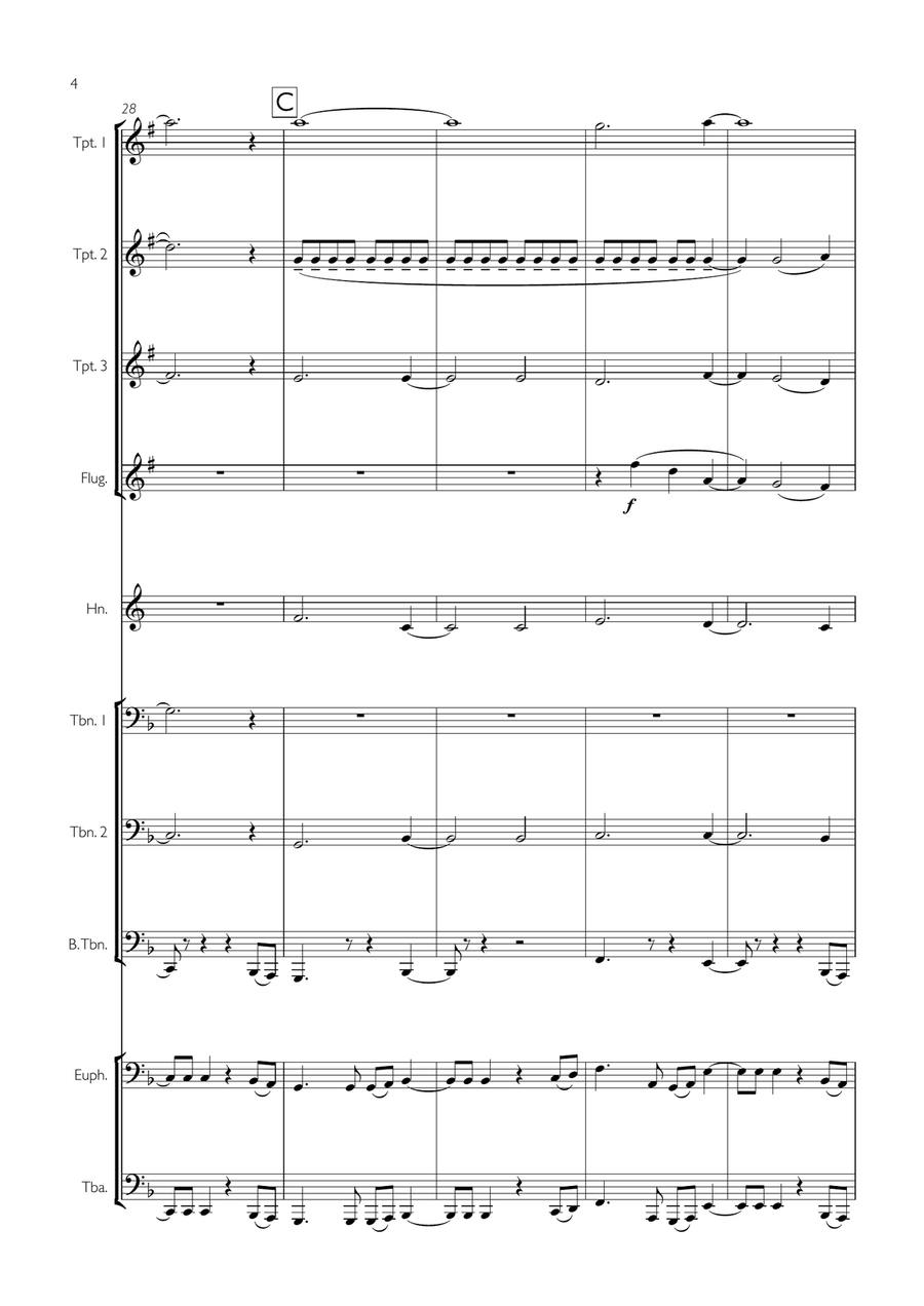 Paradise Paradise Brass Ensemble scores gallery preview page 4