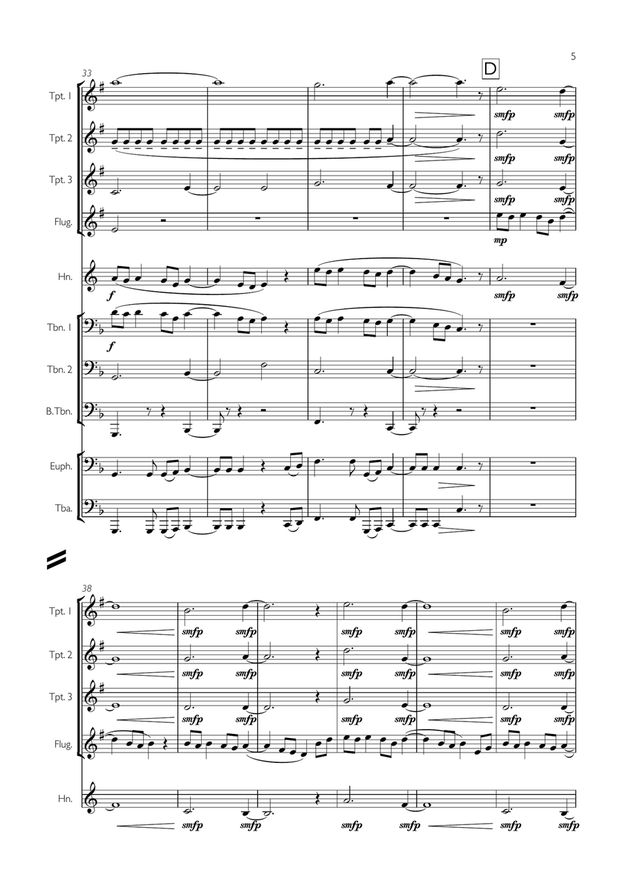 Paradise Paradise Brass Ensemble scores gallery preview page 5