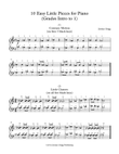 10 Easy Little Pieces for Piano (Grades Intro to 1) mini preview