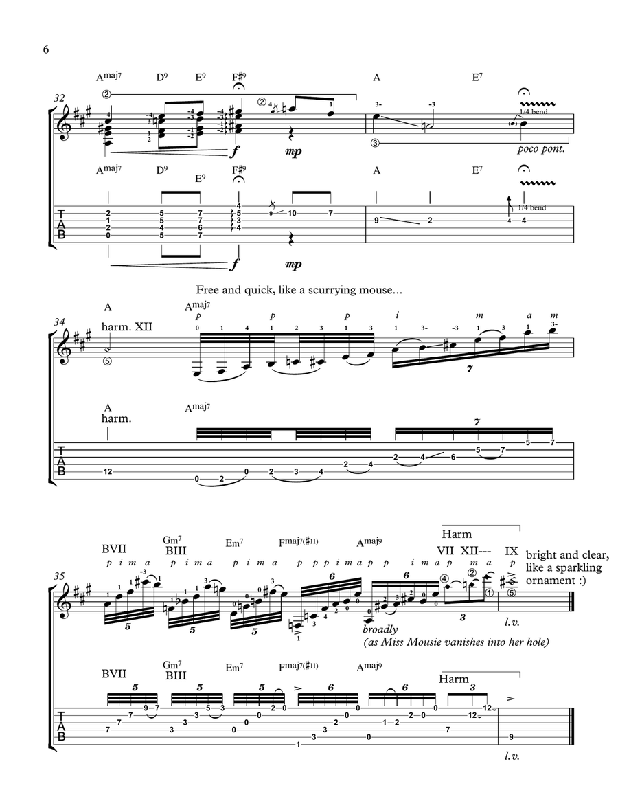 The Christmas Song (Chestnuts Roasting On An Open Fire) Electric Guitar scores gallery preview page 6