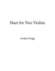 Duet for Two Violins (1985)