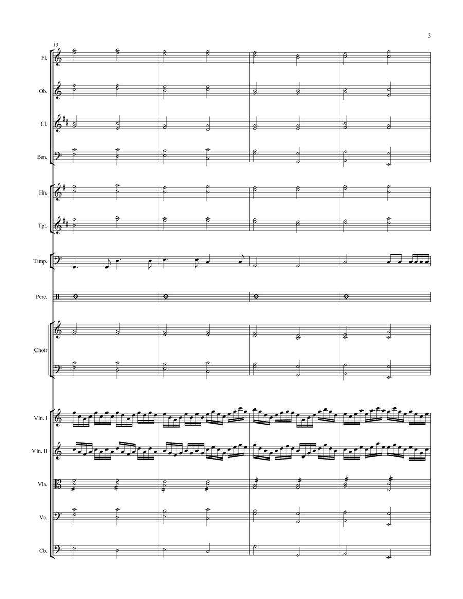Filmscore No.1 (Victory) Filmscore No.1 (Victory) Choir scores gallery preview page 3