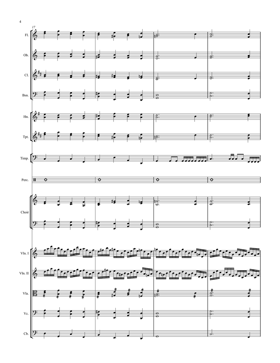 Filmscore No.1 (Victory) Filmscore No.1 (Victory) Choir scores gallery preview page 4