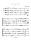 My Jesus, I Love Thee (String Quartet) mini preview