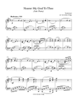 Nearer My God To Thee (solo piano)