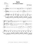 Kyrie (with "Softly and Tenderly") (SAB) mini preview