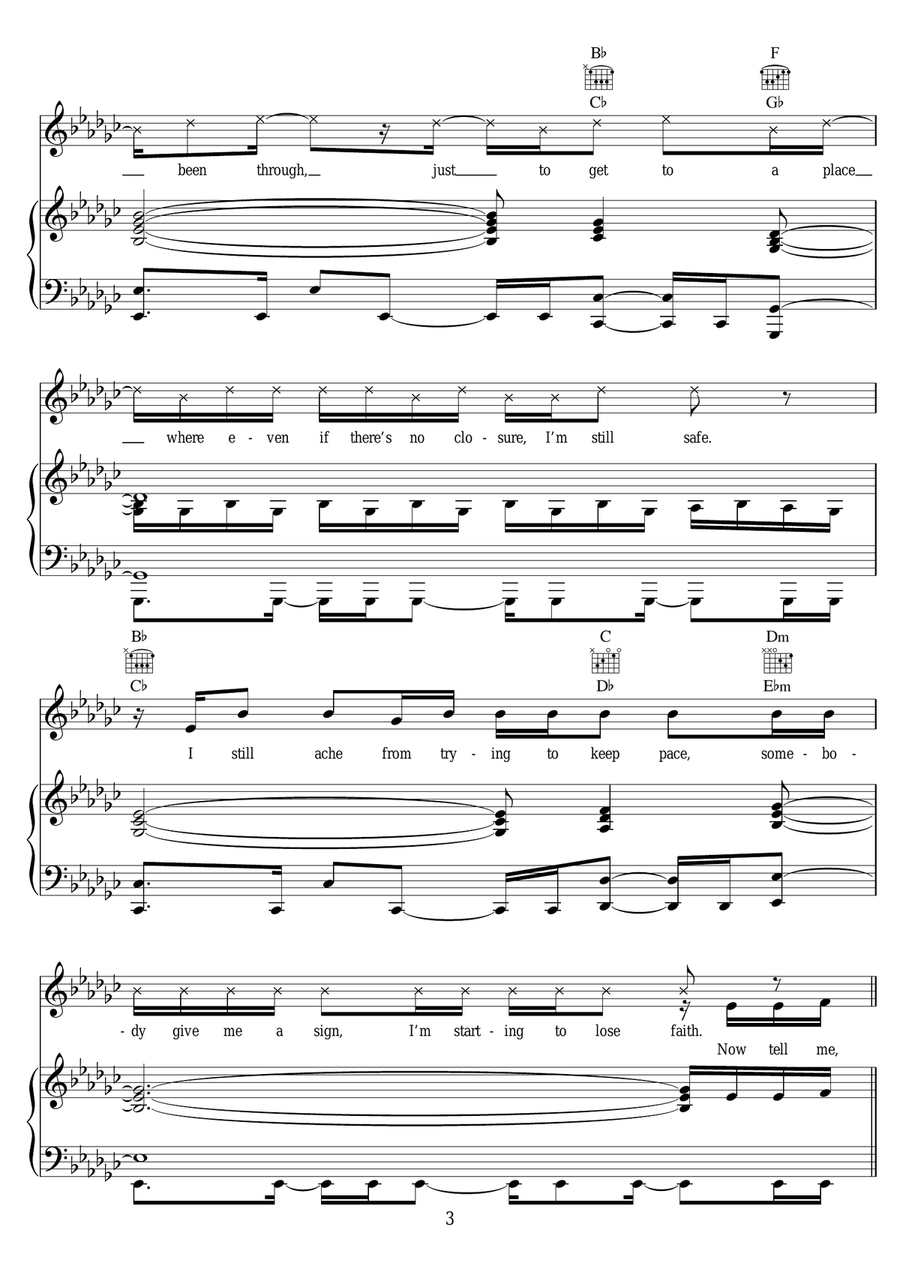 Home (featuring X Ambassadors and Bebe Rexha) Piano, Vocal scores gallery preview page 3