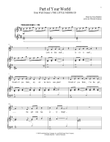 Part Of Your World (from The Little Mermaid)