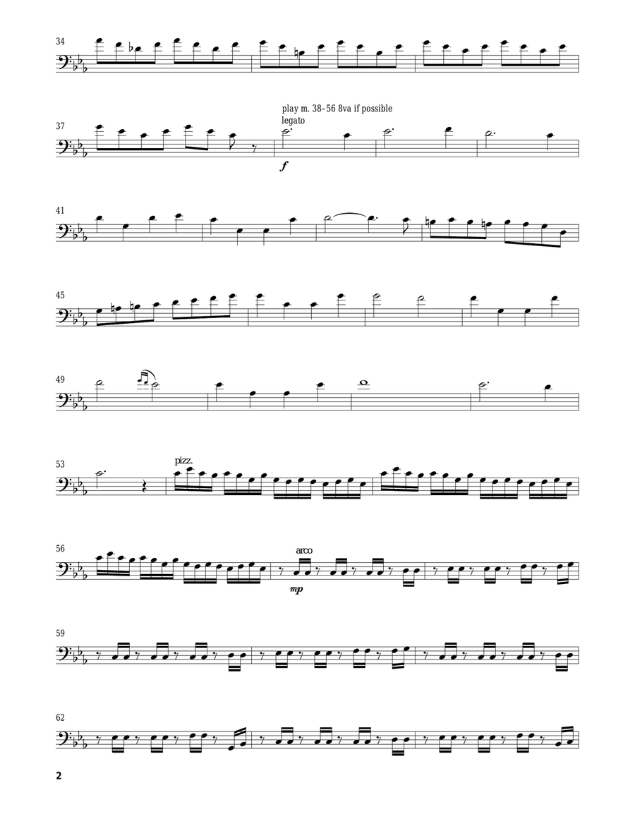 Kung Fu Piano: Cello Ascends Piano scores gallery preview page 2
