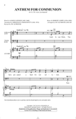 Anthem For Communion