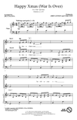 Happy Xmas (War Is Over) (arr. Jill Gallina)