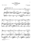Love's Philosophy, Op. 3, No. 1