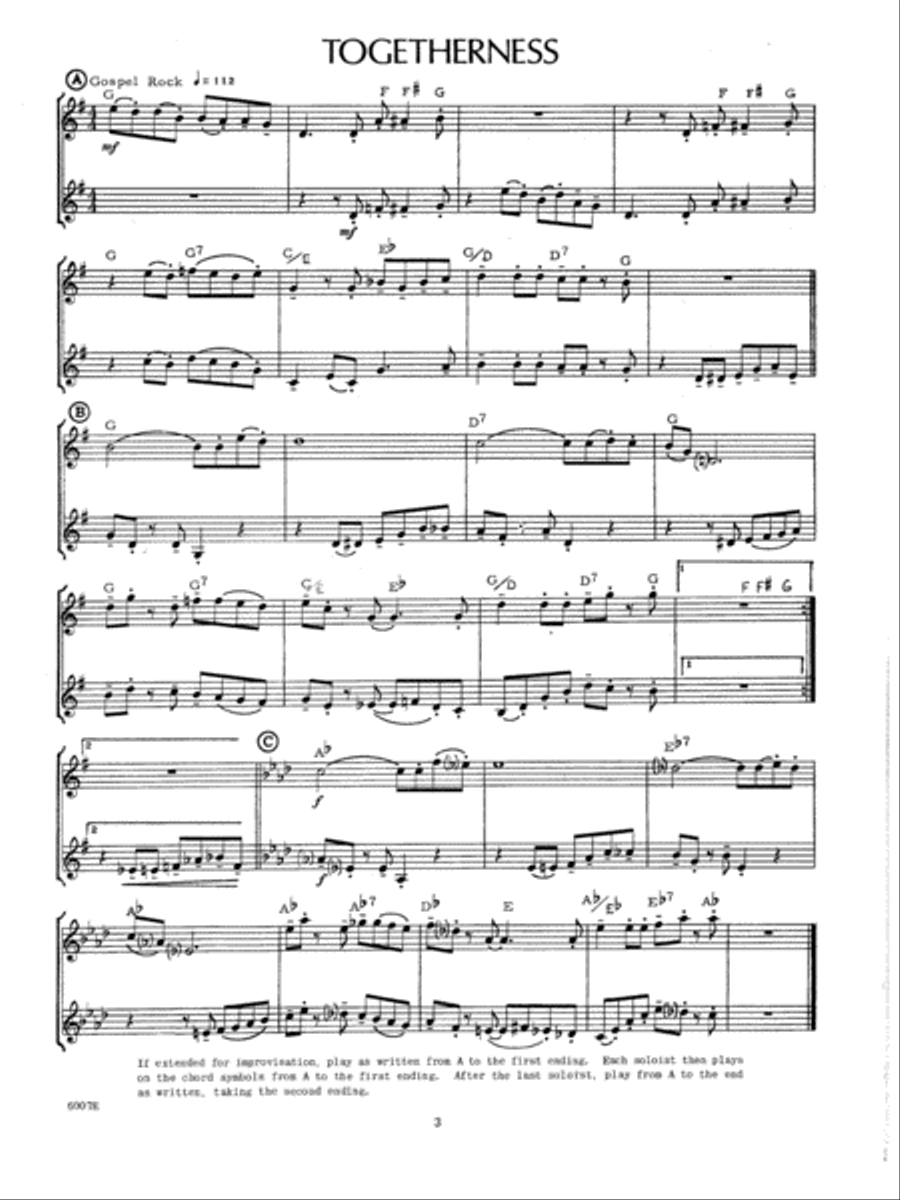 14 Jazz-Rock Duets Percussion scores gallery preview page 4
