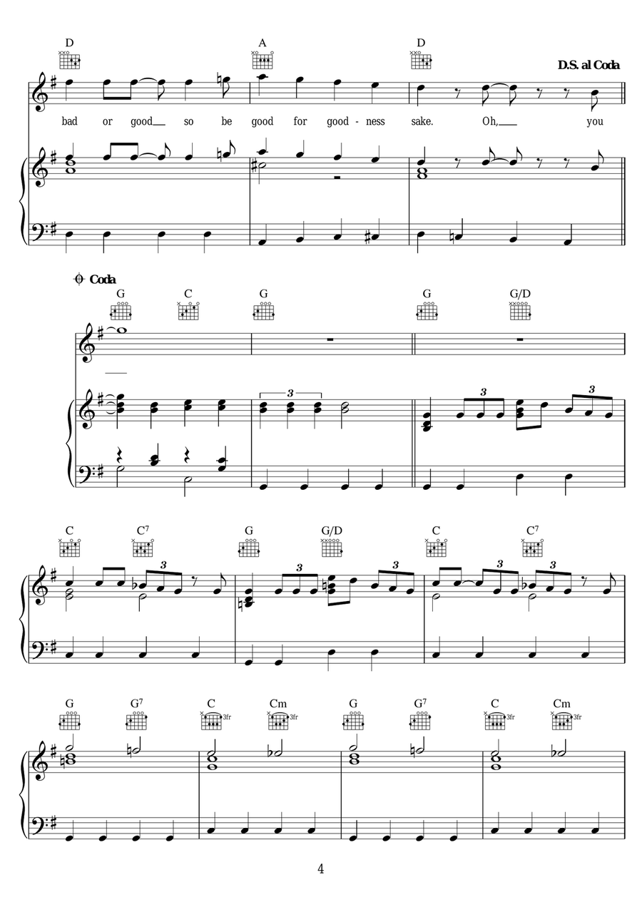 Santa Claus Is Comin' To Town Piano, Vocal scores gallery preview page 4