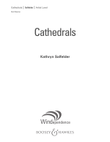 Cathedrals - Conductor Score (Full Score)