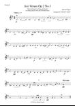 Elgar - Ave Verum Op.1 No.1 arranged for String Orchestra - Violin 2