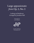 Beethoven: Largo appassionato, Op 2 No 2