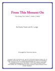 From This Moment On