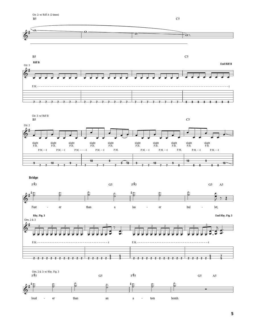 Painkiller Painkiller Acoustic Guitar scores gallery preview page 5