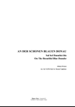 An der schönen blauen Donau - Arr. for SATB Choir