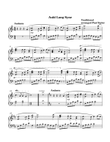 Auld Lang Syne (simplified)