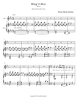 Bring Us Rest (piano and vocal)