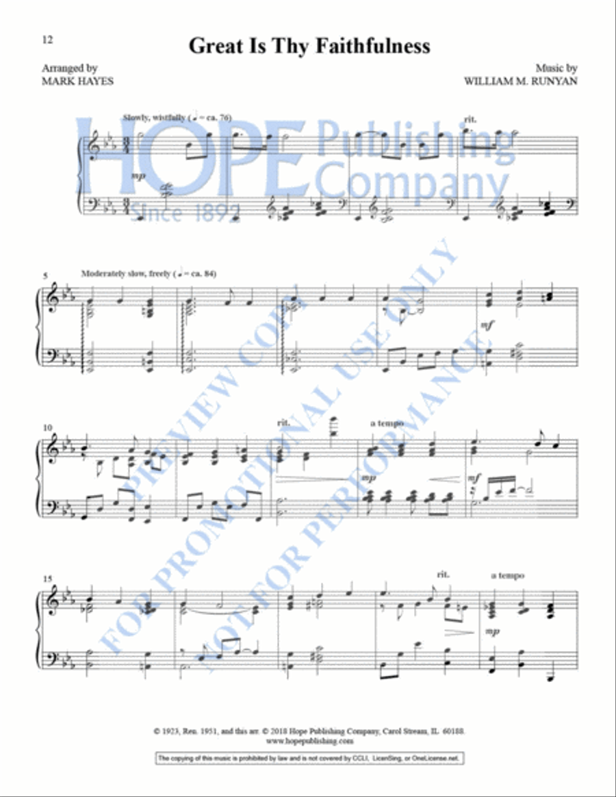 Reflections For Worship II Piano Solo scores gallery preview page 15