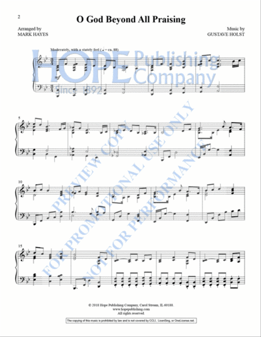 Reflections For Worship II Piano Solo scores gallery preview page 5