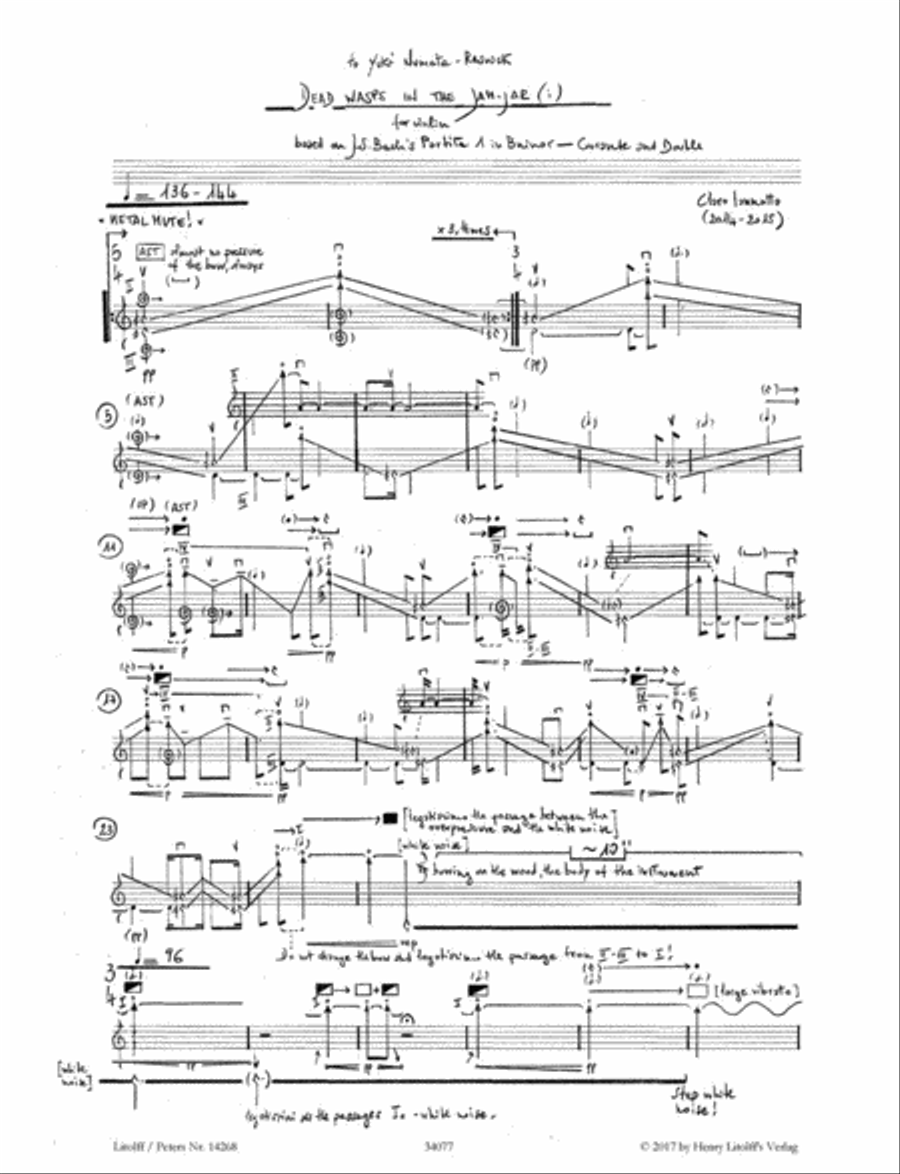 Dead Wasps in the Jam-Jar (i) Violin Solo scores gallery preview page 4
