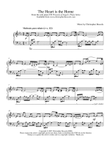 The Heart is the Home Piano Solo by Christopher Boscole