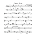 Country Hymn Piano Solo by Christopher Boscole