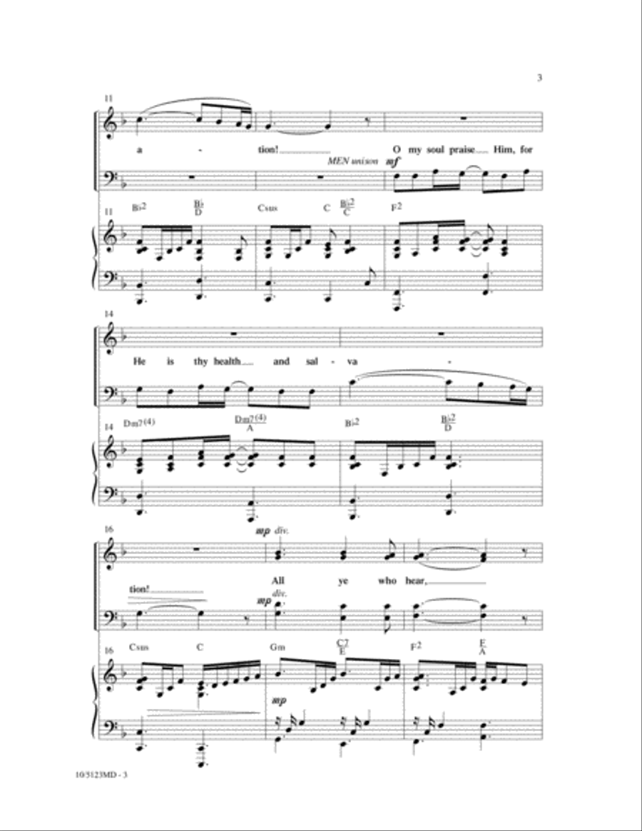Glad Adoration Glad Adoration 4-Part scores gallery preview page 3