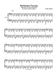 Barbarian Toccata for Piano Solo