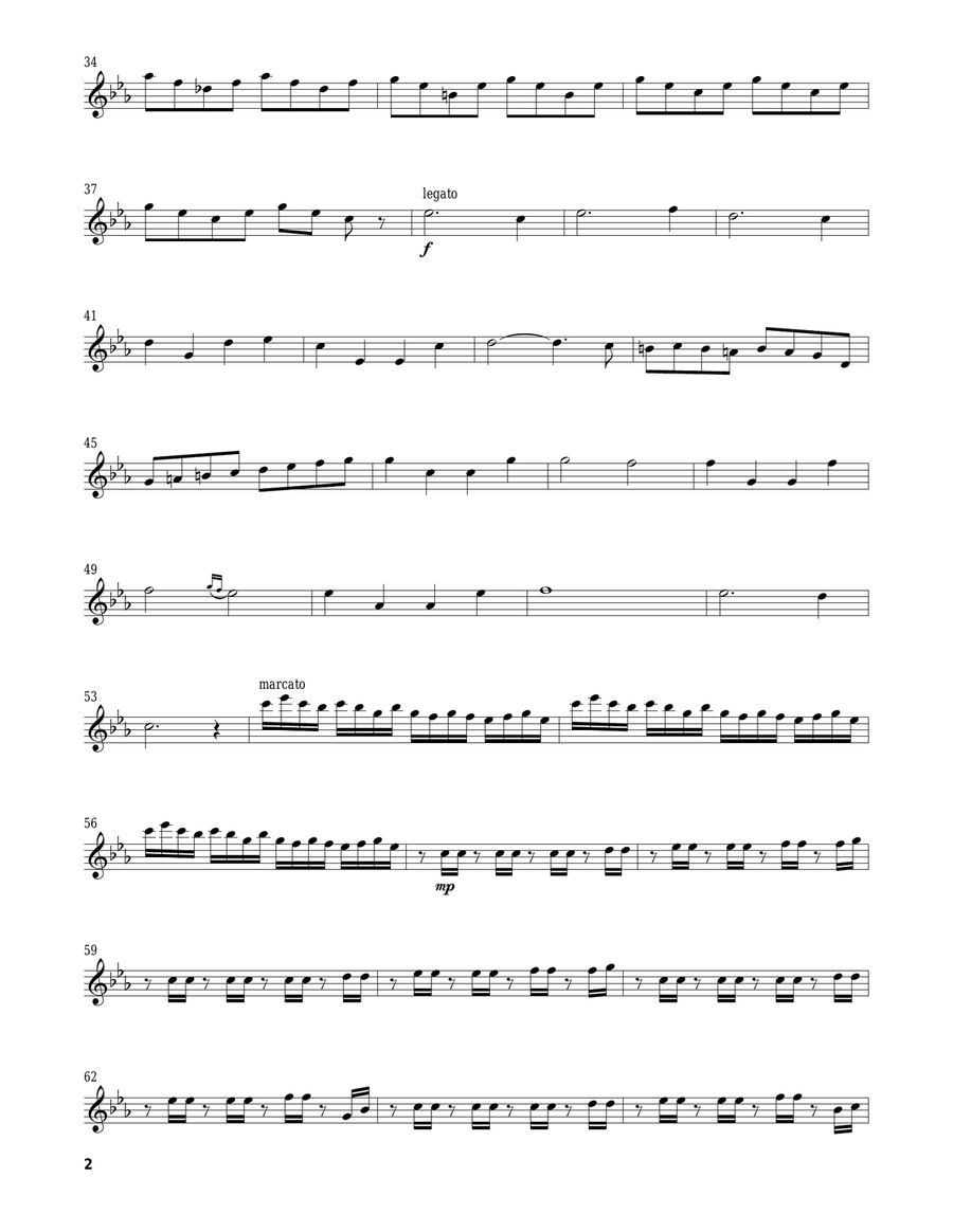Kung Fu Piano: Cello Ascends Cello scores gallery preview page 2