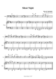 Silent Night for cello and piano