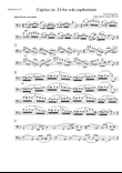 Caprice no. 24 for solo euphonium (Paganini)