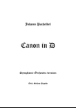 Canon in D - Full Orchestra version