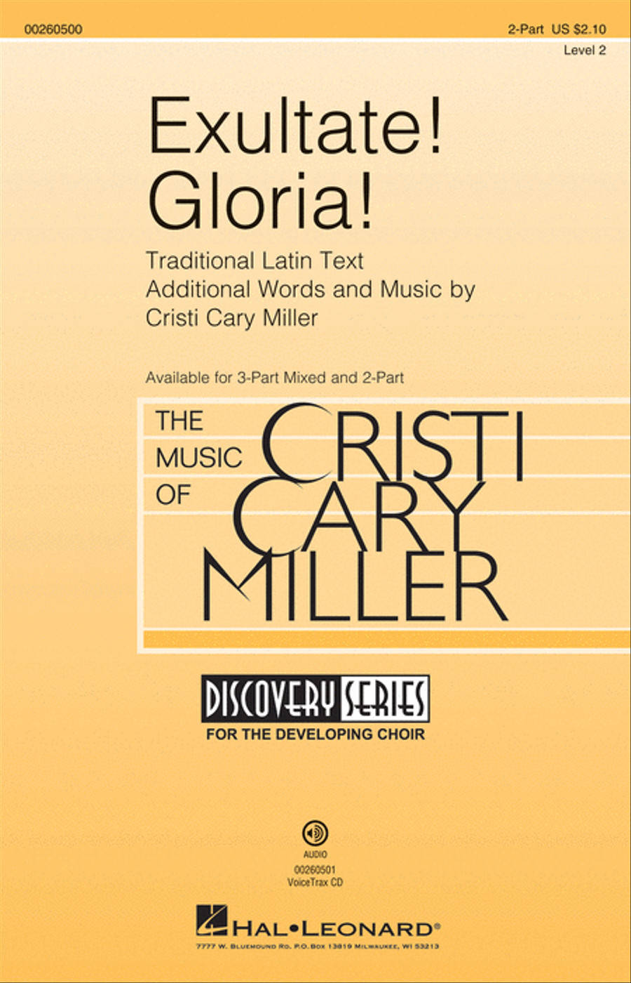Exultate! Gloria! Exultate! Gloria! 2-Part scores gallery preview page 1