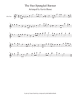 The Star Spangled Banner - Alto Sax