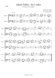 Adeste Fideles - for 2 cellos (O Come, All Ye Faithful)