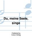 Du, meine Seele, singe
