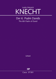 The Sixth Psalm of David (Der Sechste Psalm Davids)