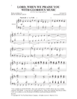 Lord, When We Praise You with Glorious Music