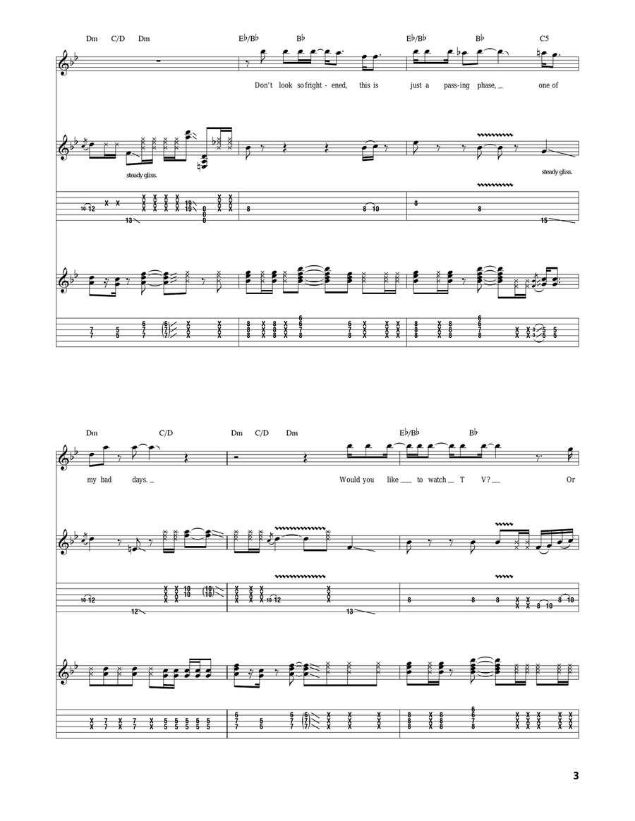 One Of My Turns One Of My Turns Acoustic Guitar scores gallery preview page 3