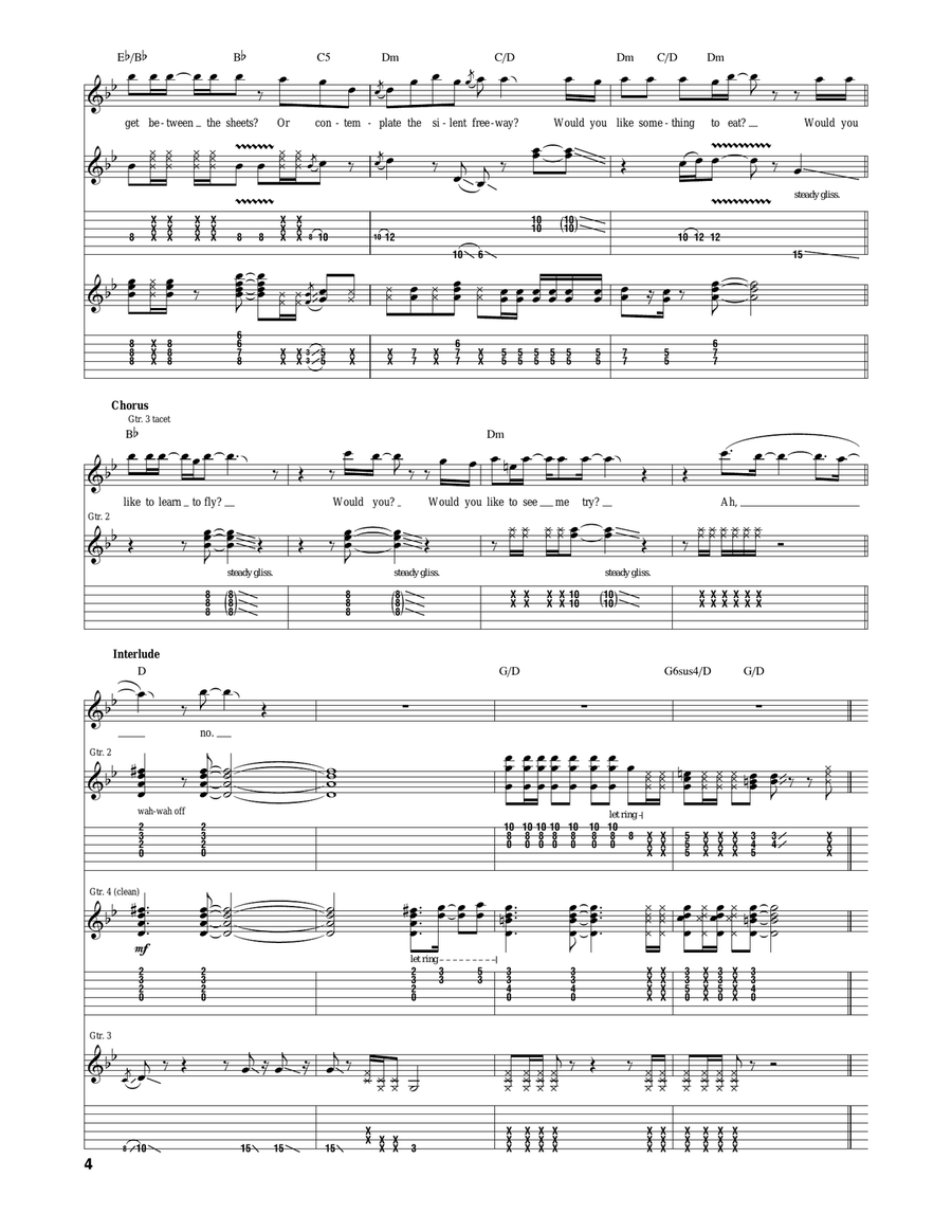 One Of My Turns One Of My Turns Acoustic Guitar scores gallery preview page 4