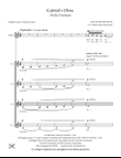 Gabriel's Oboe (Nella Fantasia), for Ladies a cappella (Solo 1, Solo 2, Solo 3, S.S A.A.)