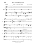 IT IS WELL WITH MY SOUL (Trio - Flute 1 & 2 with Piano - Instrumental Parts Included)