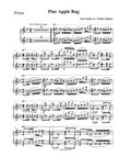 Joplin Pineapple Rag Piano Duet (1 Piano 4 Hands)