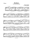 Rondeau, Mysterious Barricades Piano Duet (1 Piano 4 Hands)