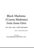 Black Madonna ( Czarna Madonna) from Jasna Góra